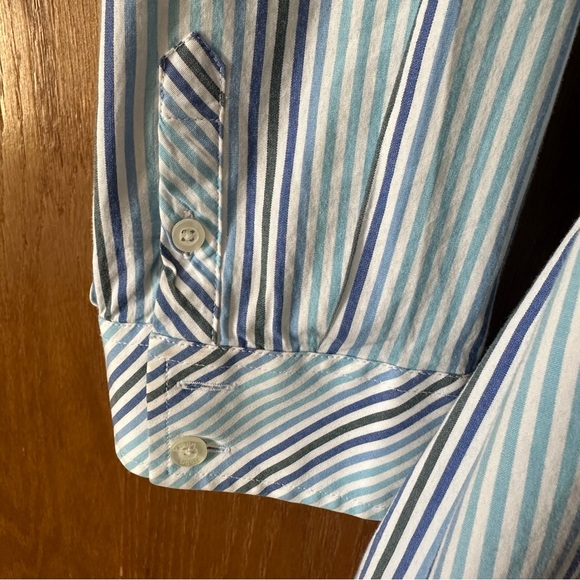 Lilly Pulitzer White Label Striped Button Down Top - Picture 8 of 14